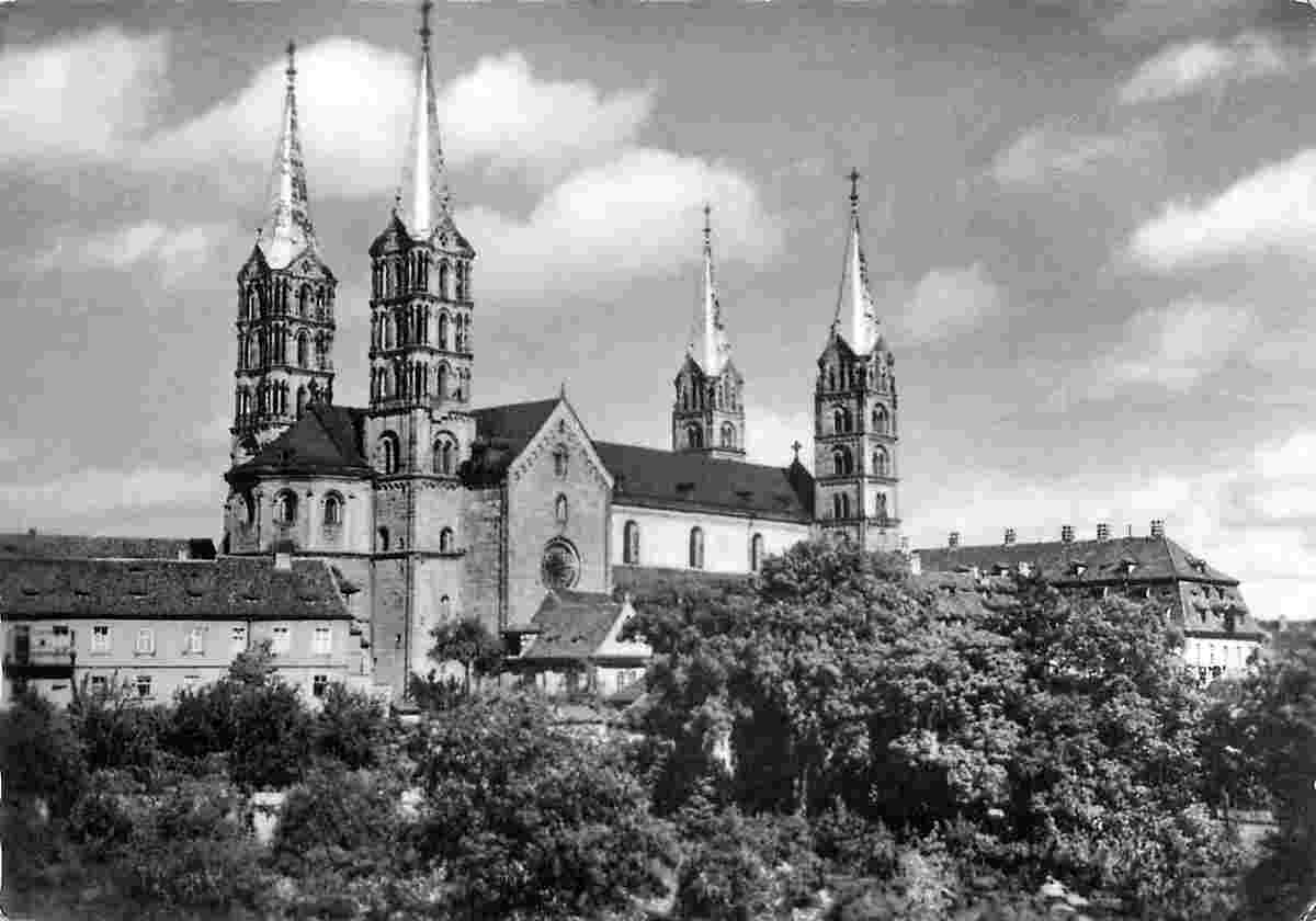 Dom von Südwesten Bamberg, 1959