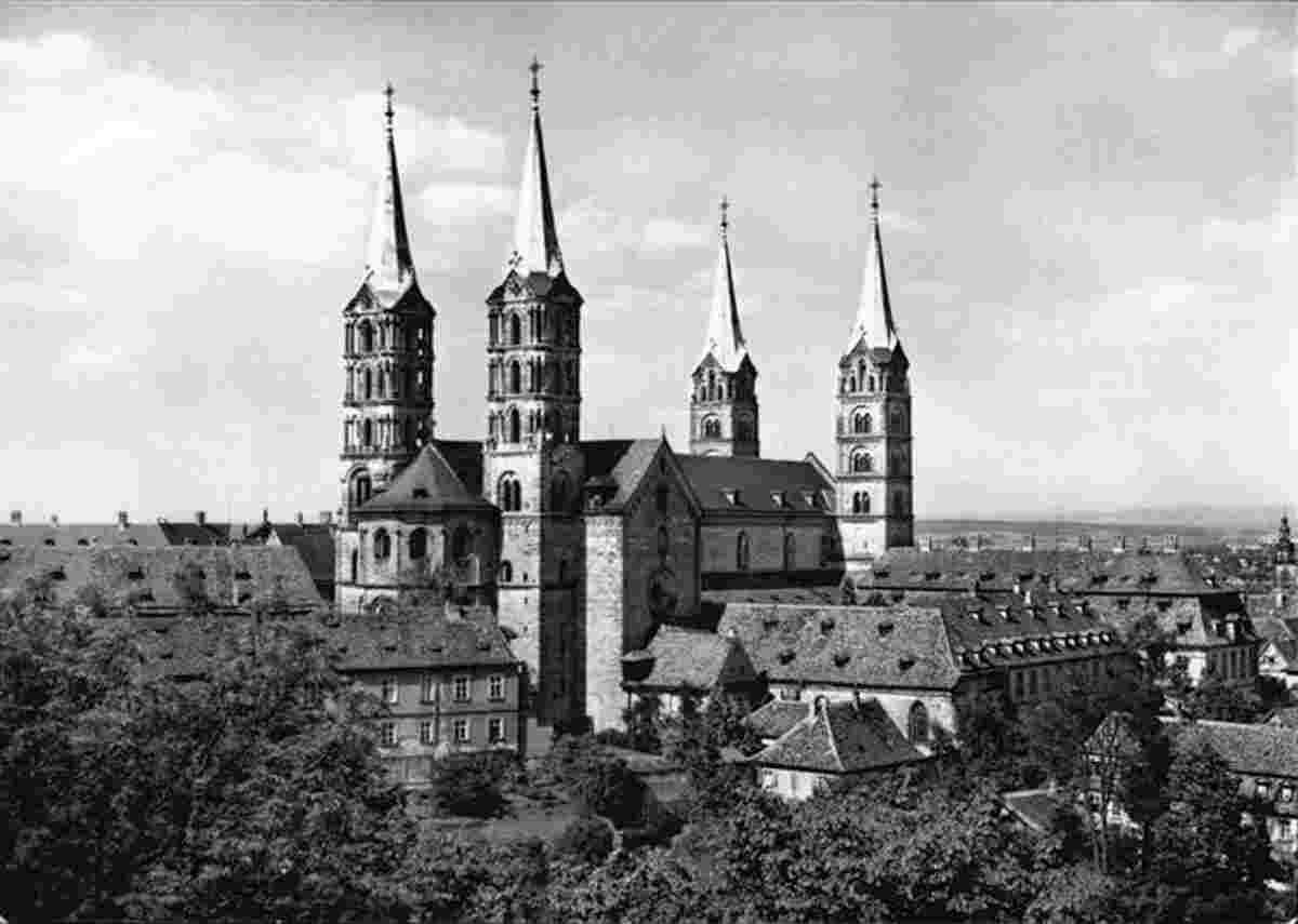 Dom von Südwesten Bamberg, 1965