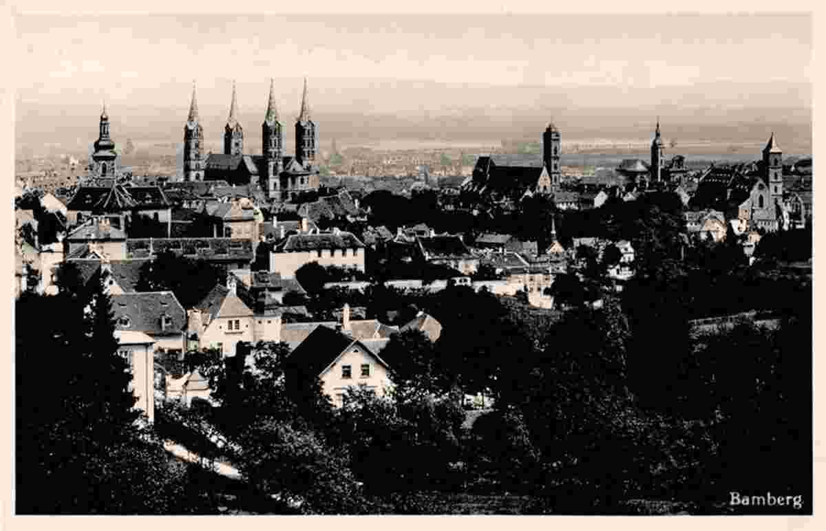 Panorama von Bamberg, 1935
