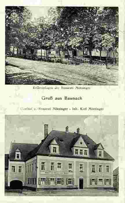 Baunach. Gasthof und Brauerei Mötzinger