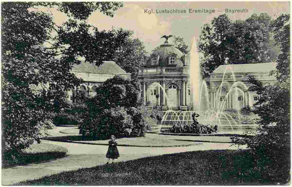 Bayreuth. Königliches Lustschloß Eremitage, 1917