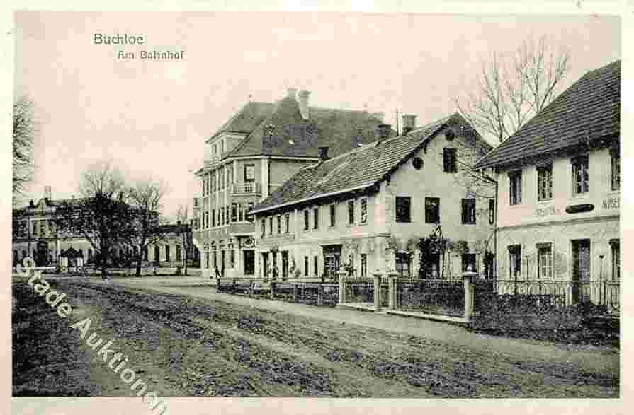 Buchloe. Am Bahnhof