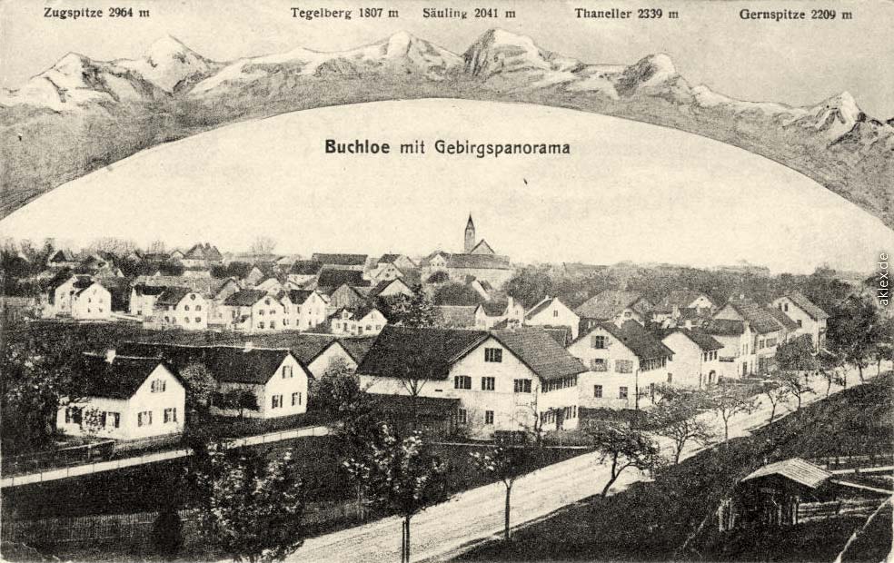 Buchloe. Dorfstraße, 1913