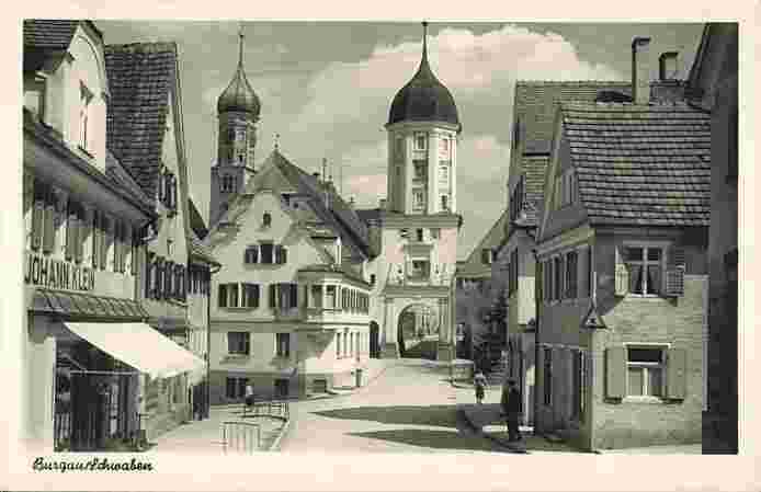 Burgau. Panorama der Stadt