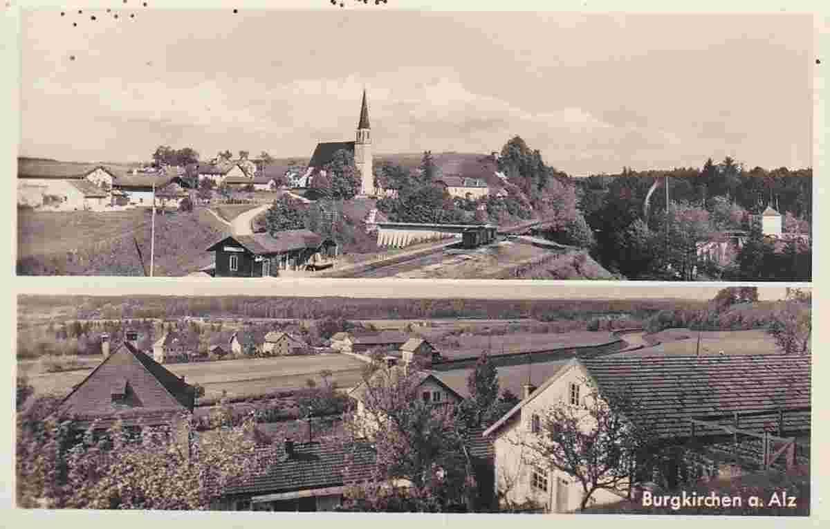 Panorama von Burgkirchen an der Alz