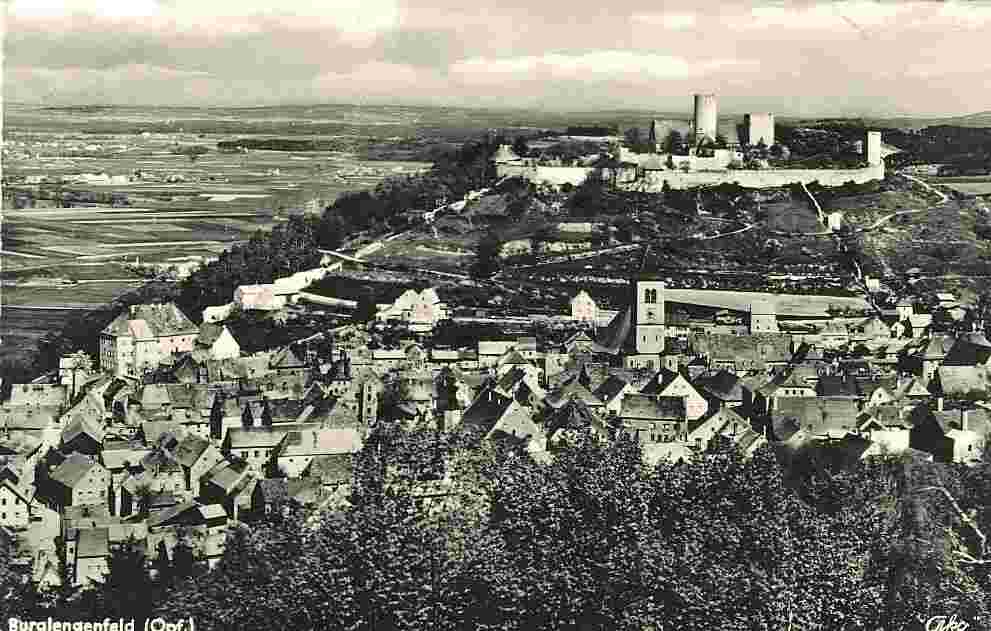 Burglengenfeld. Panorama der Stadt