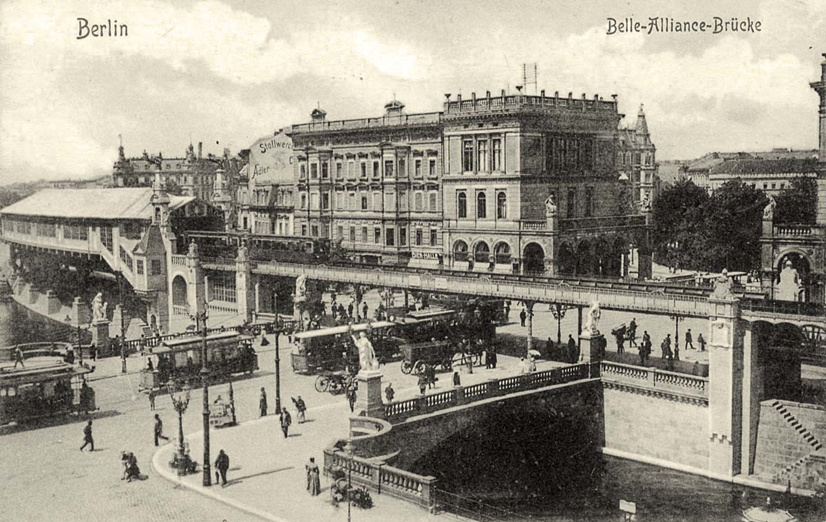 Berlin. Belle-Alliance-Brücke, 1902