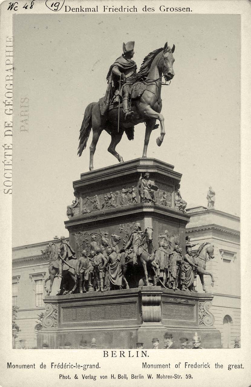 Berlin. Denkmal Friedrich des Grossen