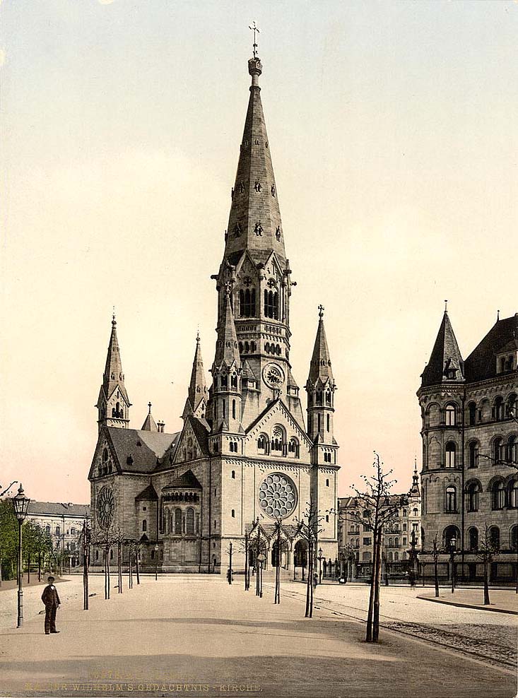 Berlin. Kaiser Wilhelm's gedachthis Kirche