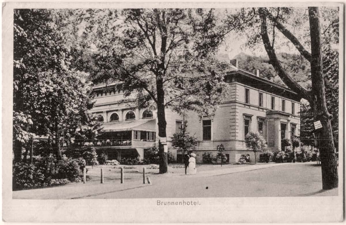Bad Freienwalde (Oder). Brunnen Hotel, 1918