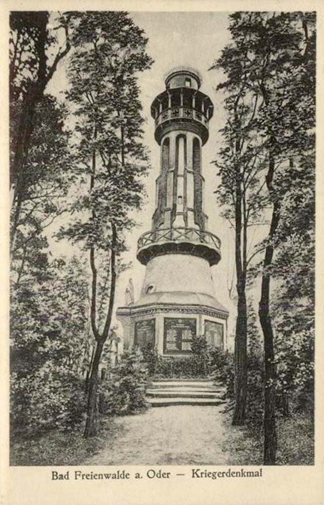 Bad Freienwalde (Oder). Kriegerdenkmal, 1935