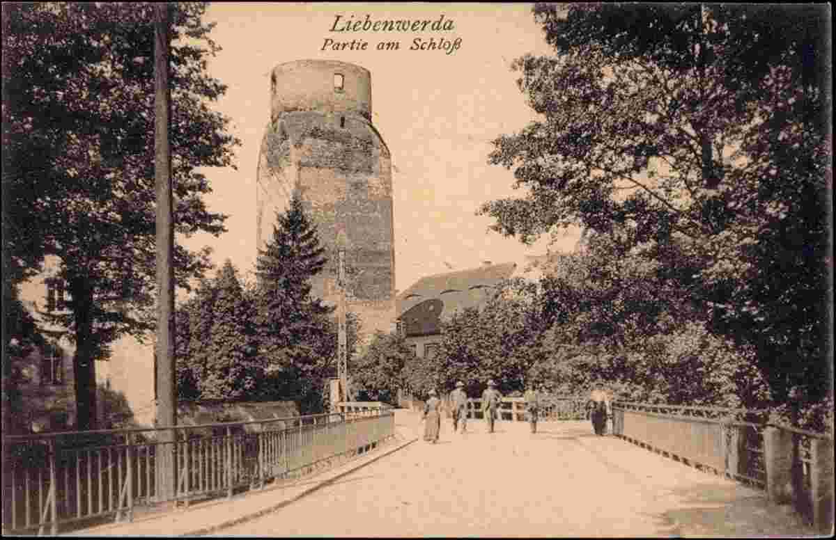 Bad Liebenwerda. Lubwartturm, Brücke, 1917