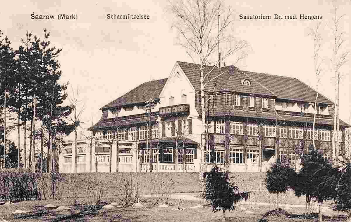 Bad Saarow. Scharmützelsee, Sanatorium Dr. med. Hergens, 1940
