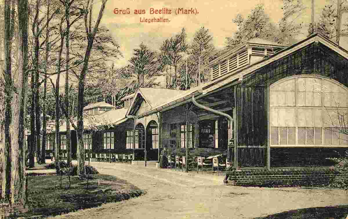 Beelitz. Sanatorium, Liegehallen
