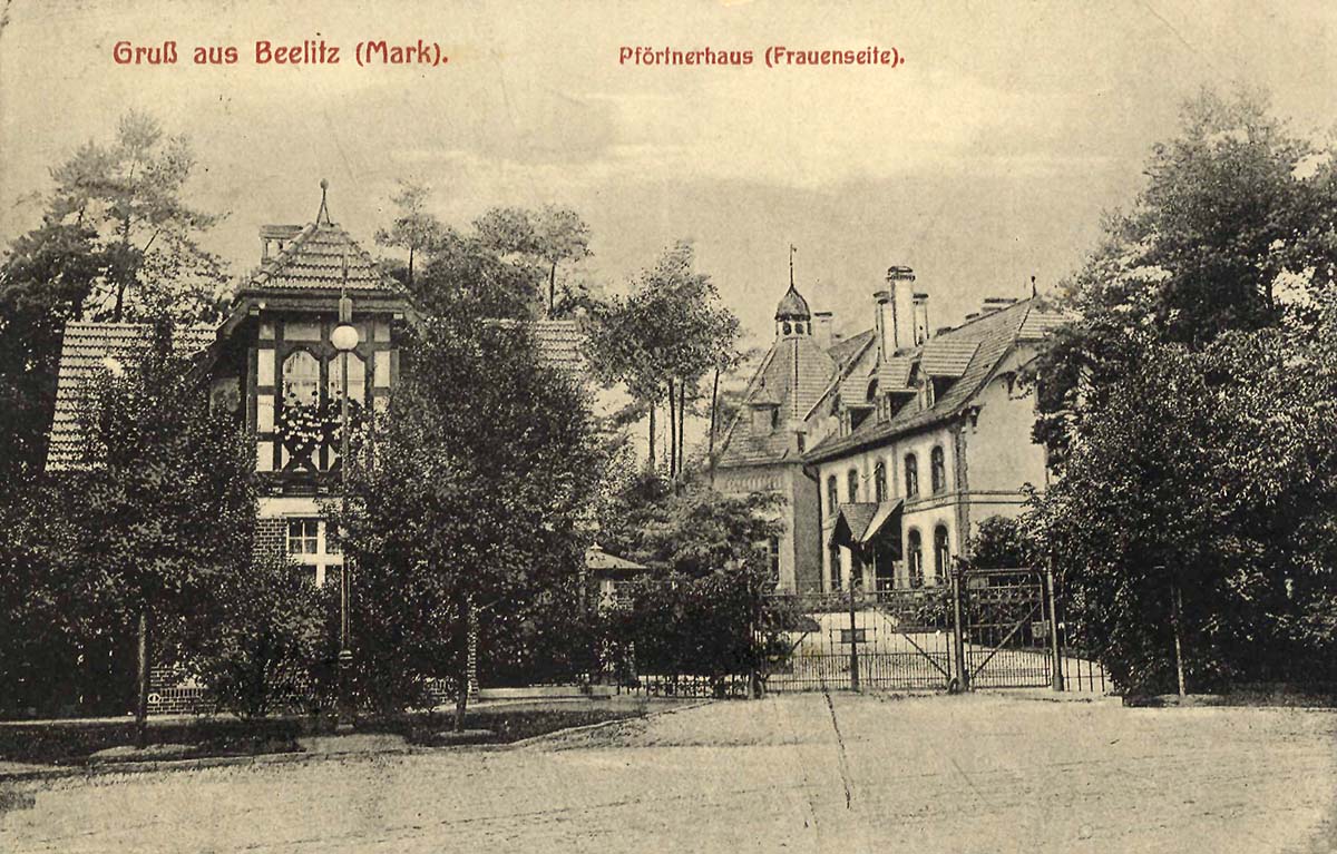 Beelitz. Sanatorium, Pförtnerhaus, 1922