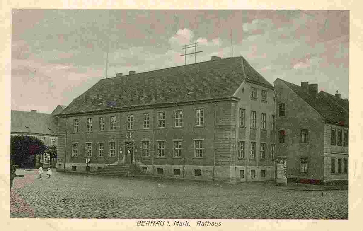 Bernau. Rathaus, 1922