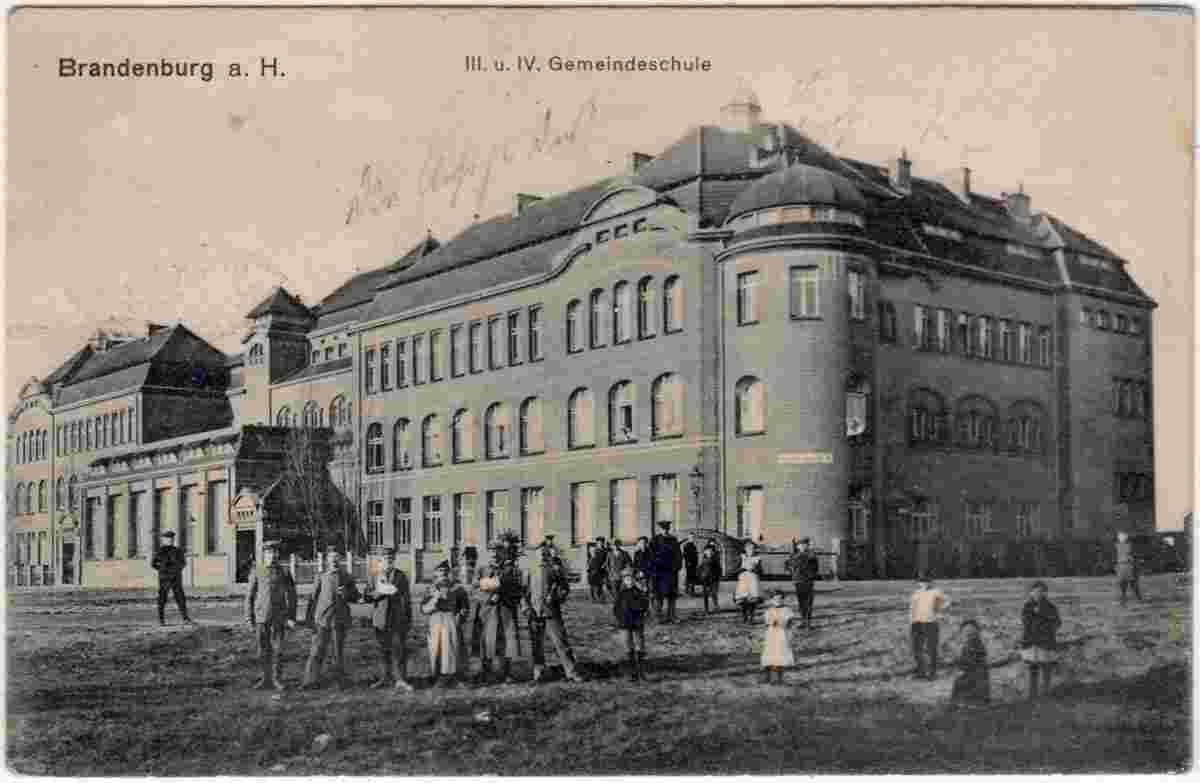 Brandenburg Havel. III und IV. Gemeindeschule, 1915