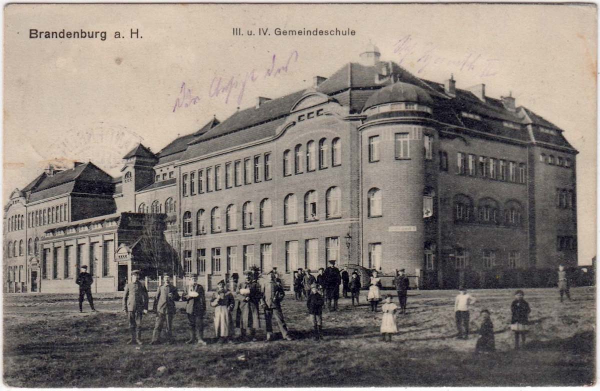 Brandenburg an der Havel. III und IV. Gemeindeschule, 1915