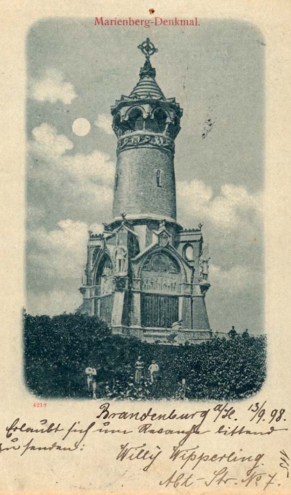 Brandenburg an der Havel. Marienberg Denkmal, 1898