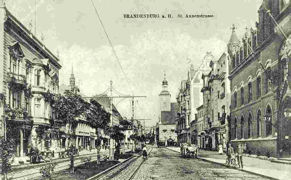 Brandenburg Havel. St Annenstraße, 1922