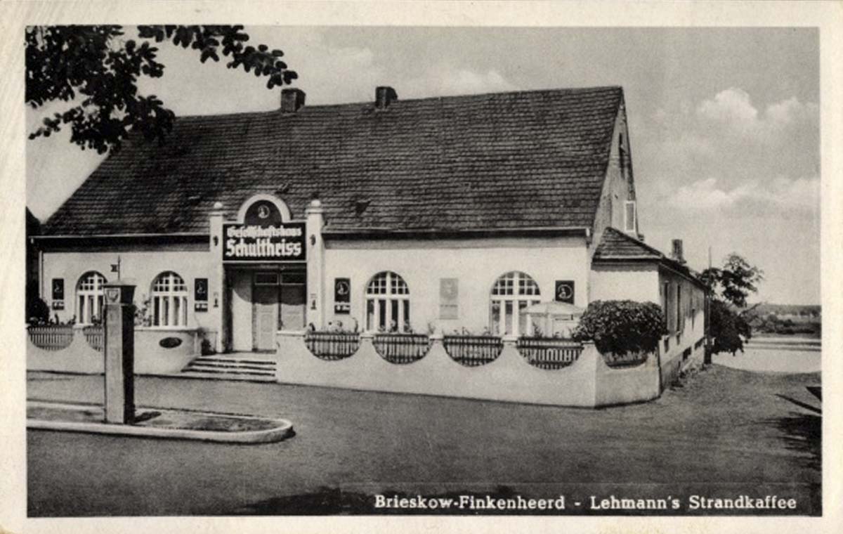 Brieskow-Finkenheerd. Lehmanns Strandkaffee