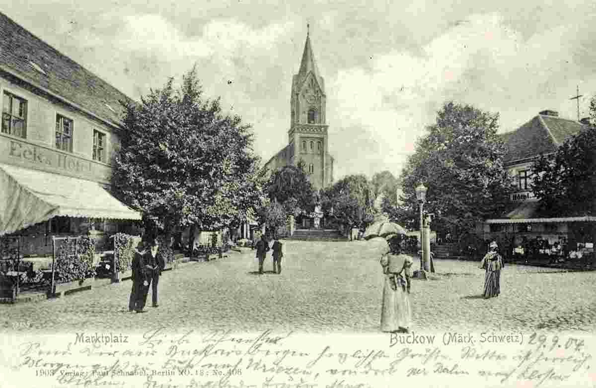 Buckow. Marktplatz, 1904