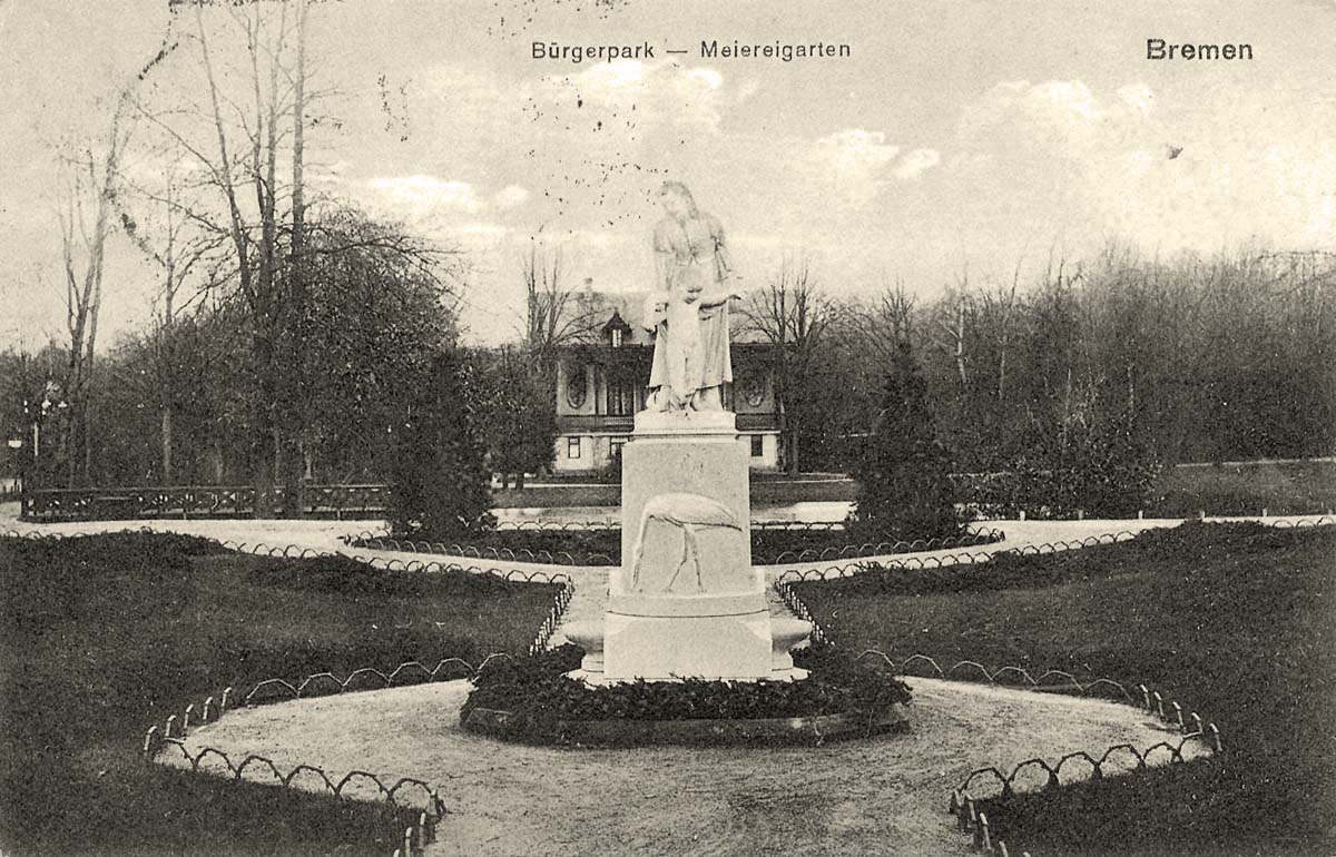 Bremen. Bürgerpark und Meierei Garten, 1915
