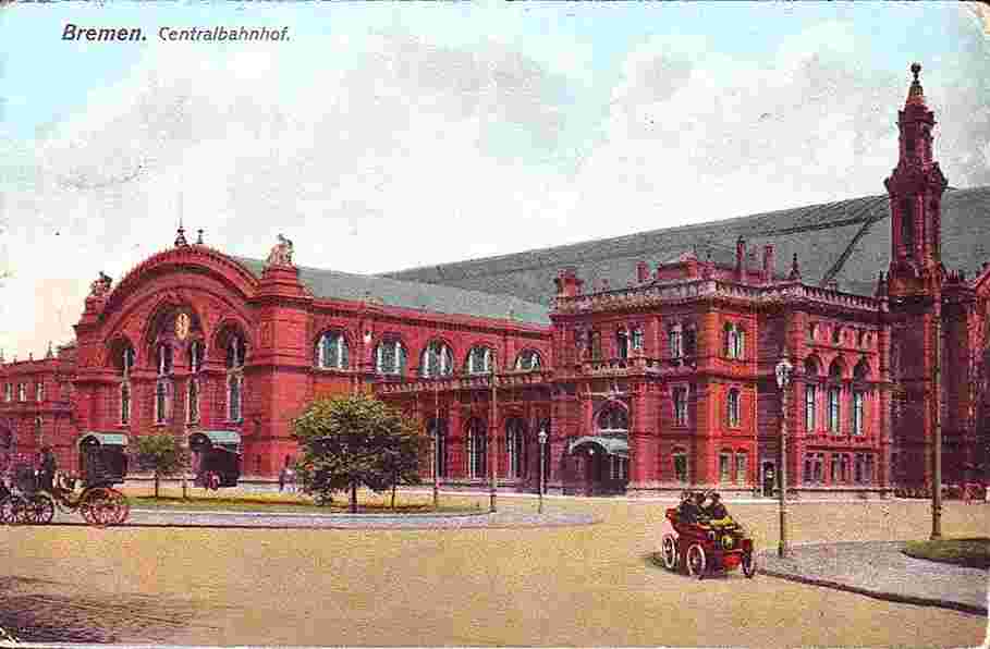 Bremen. Hauptbahnhof, 1910
