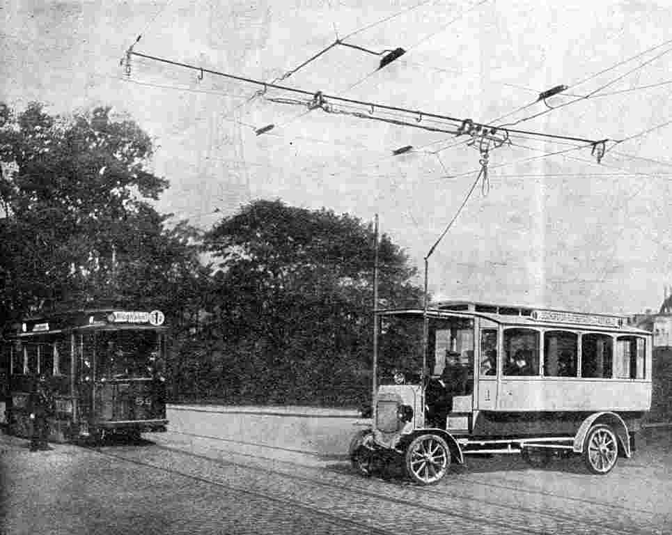 Bremen. Straßenbahn, 1910