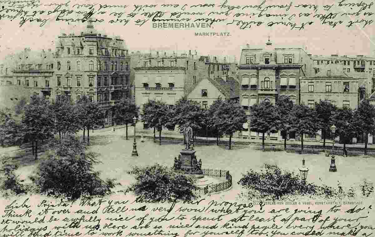 Bremerhaven. Marktplatz, 1905