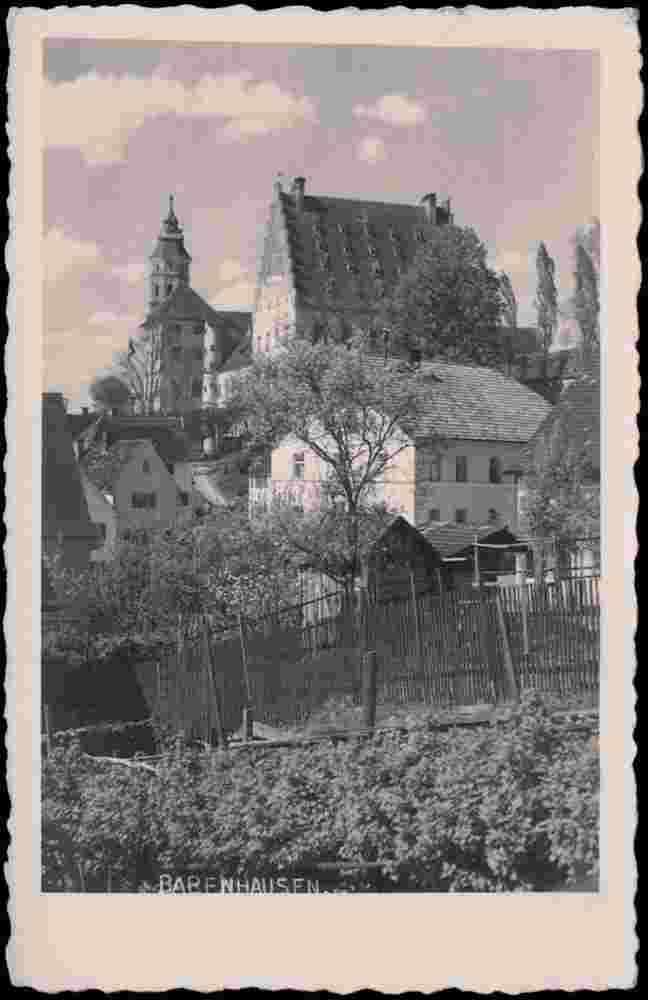 Babenhausen. Blick auf stadt, 1942