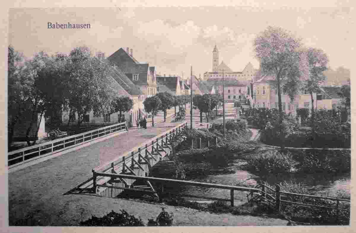Babenhausen. Brücke, um 1910