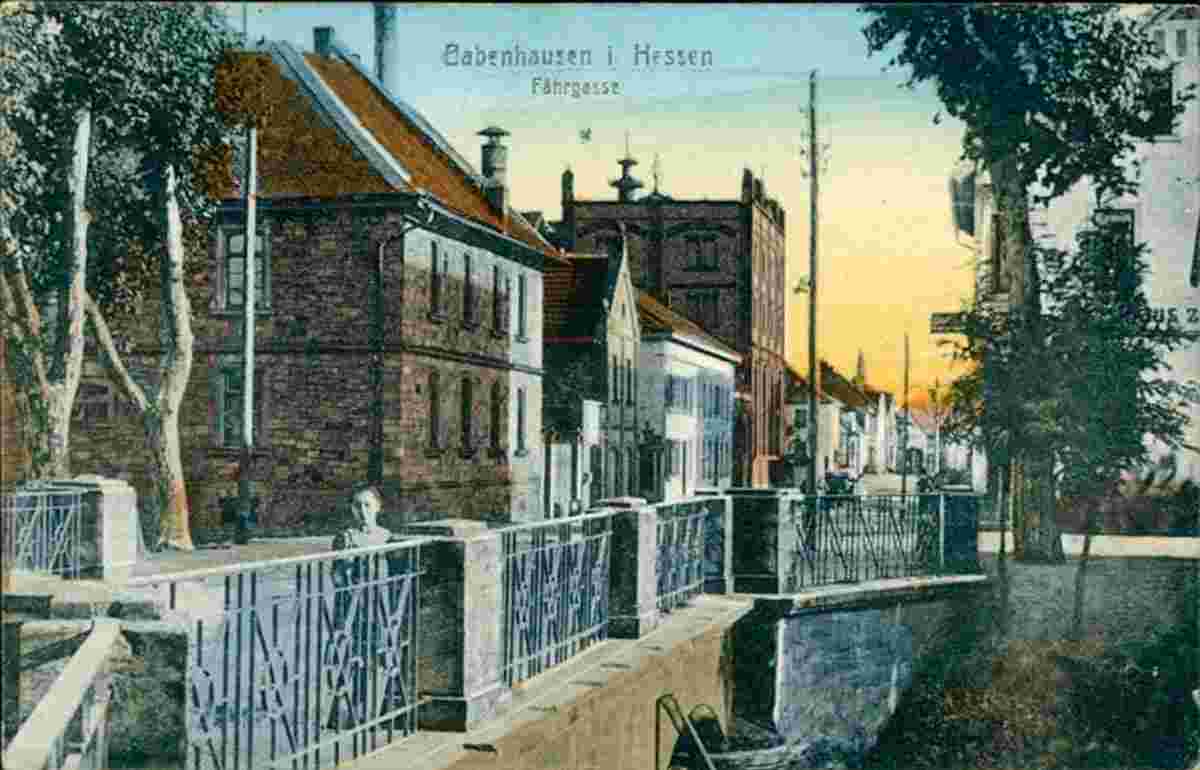 Babenhausen. Fährgasse, 1920