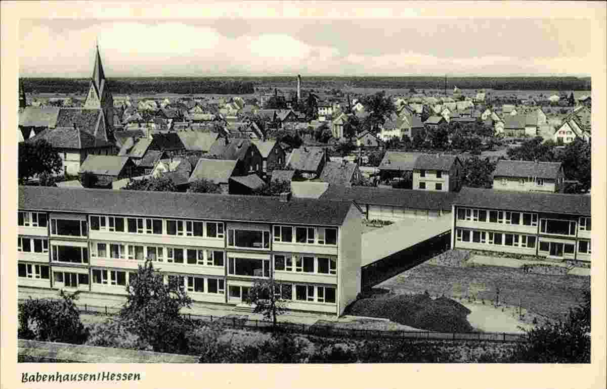 Babenhausen. Schule, 1953