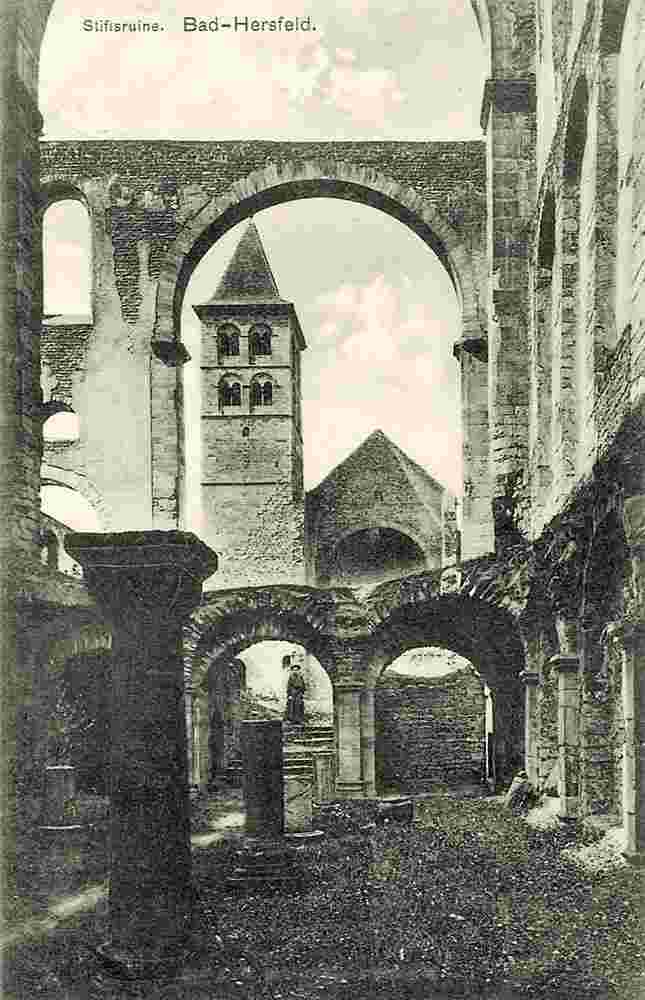 Bad Hersfeld. Stiftsruine, 1912