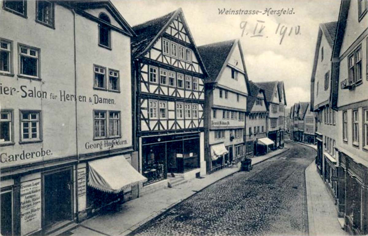 Bad Hersfeld. Weinstraße, 1910