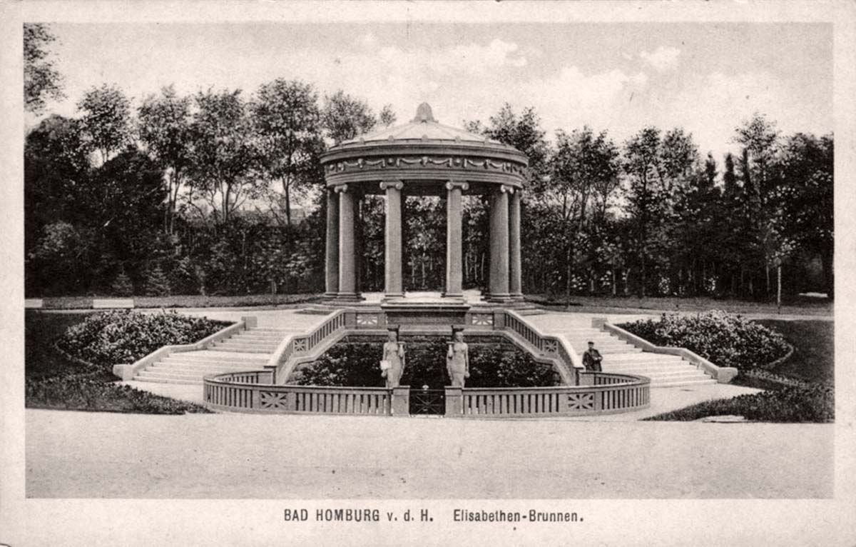 Bad Homburg vor der Höhe. Elisabethenbrunnen, 1910