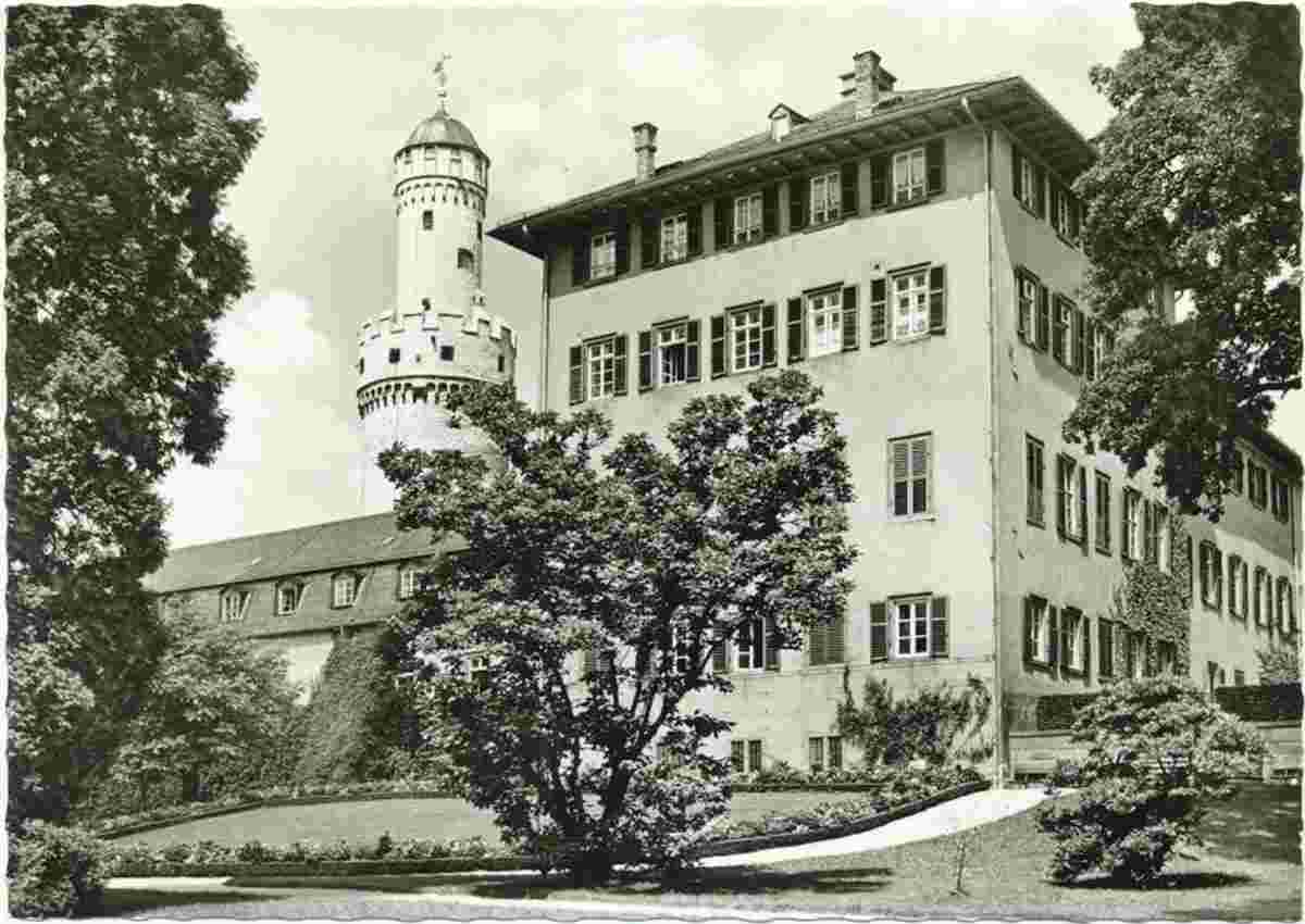 Bad Homburg. Schloss mit Turm, Park