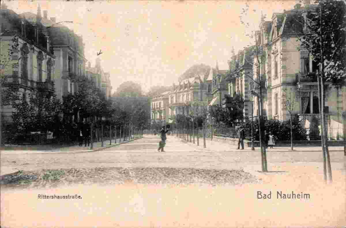 Bad Nauheim. Rittershausstraße, 1907
