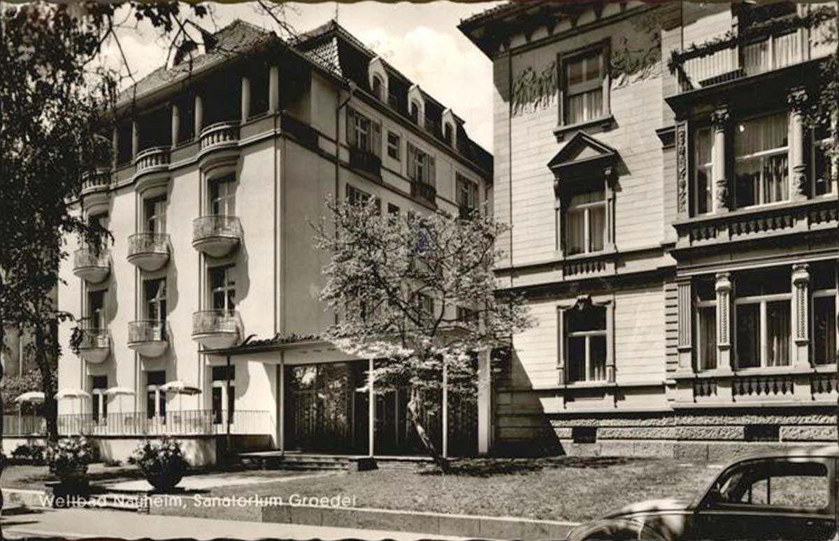 Bad Nauheim. Sanatorium Groedel, 1966