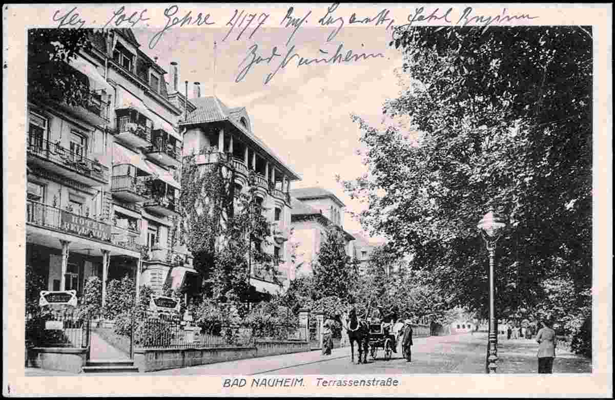 Bad Nauheim. Terrassenstraße, 1916