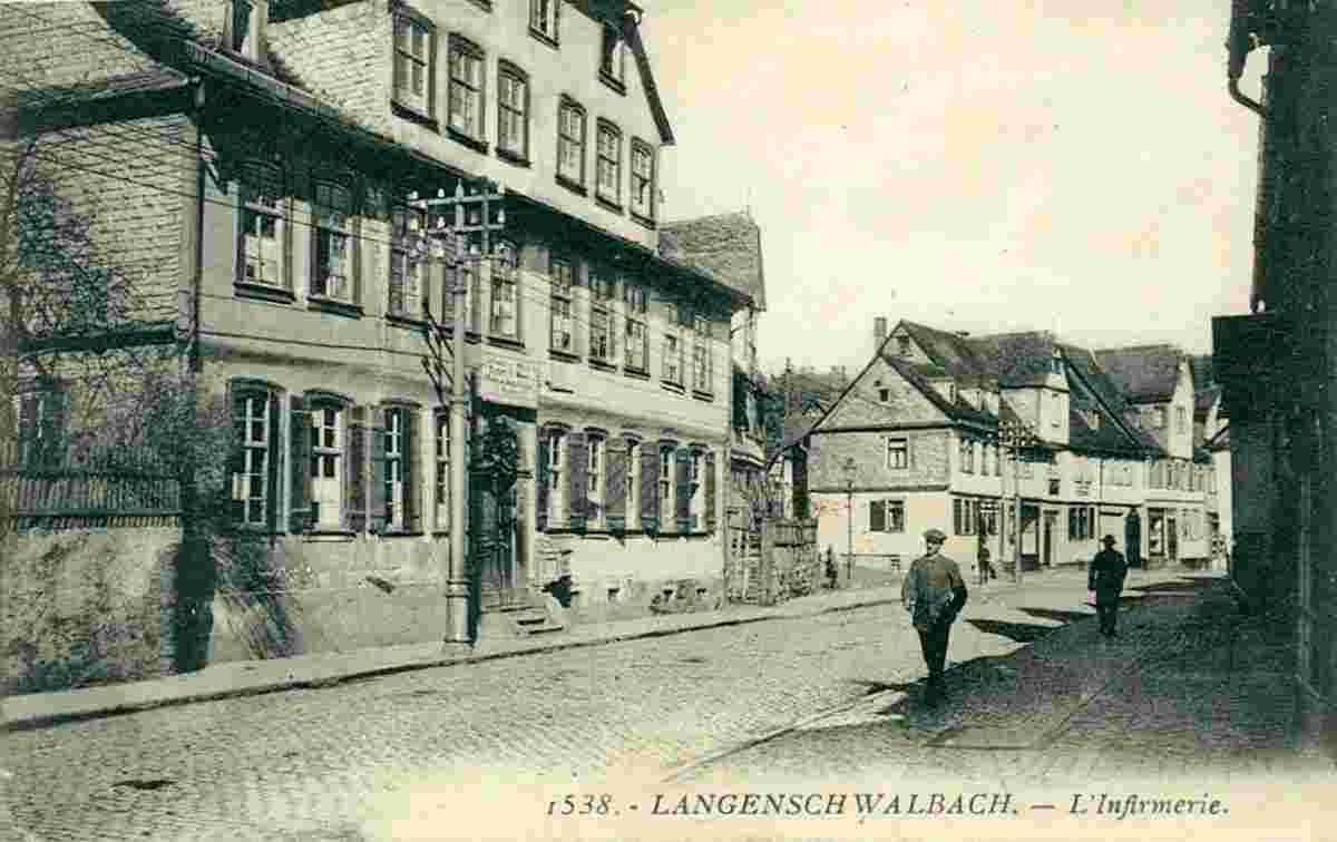 Bad Schwalbach. Krankenstation, um 1920