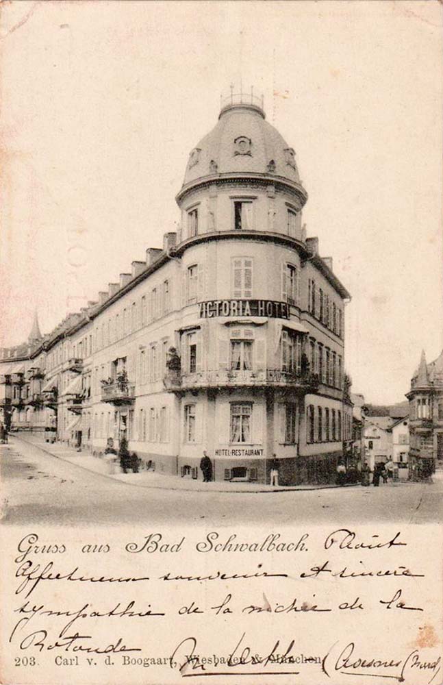 Bad Schwalbach. Victoria Hotel, 1904