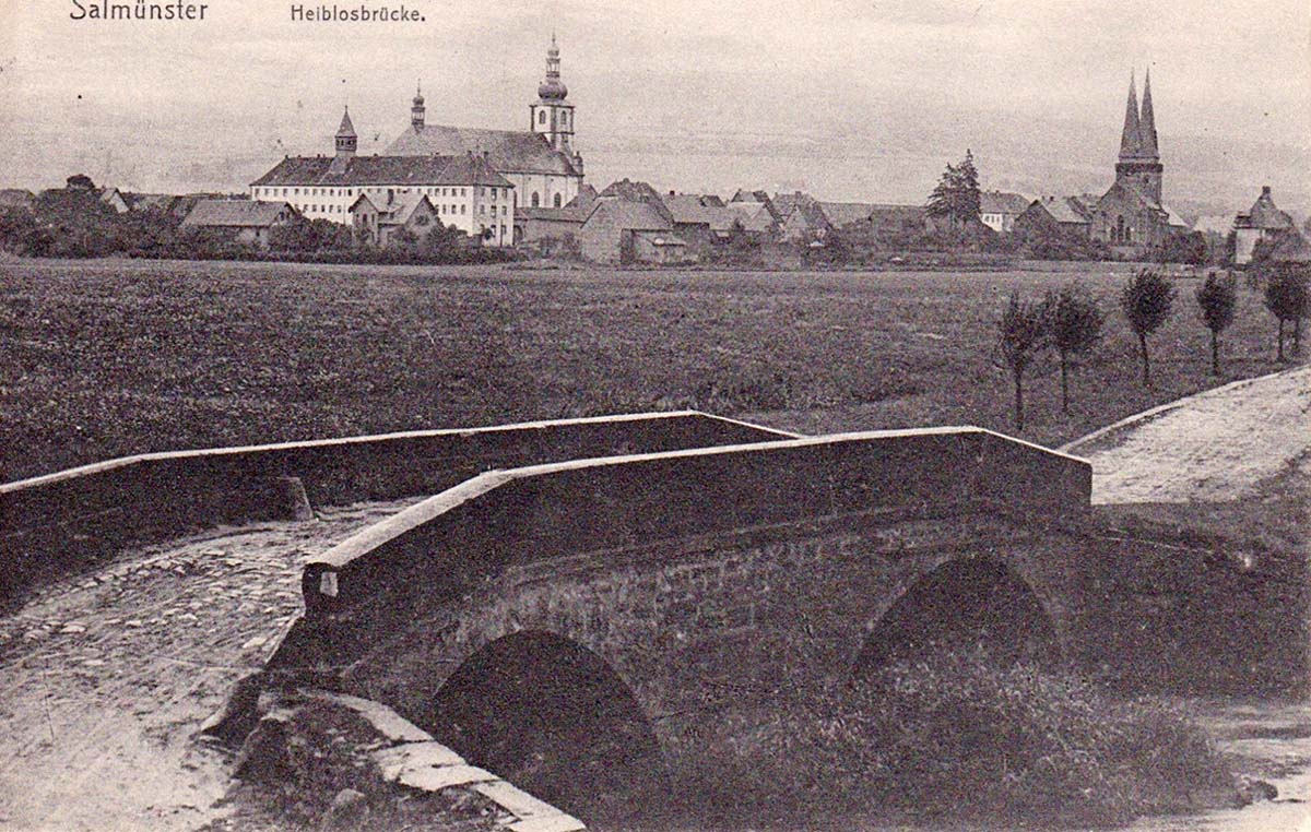 Bad Soden-Salmünster. Salmünster - Heiblosbrücke, 1910