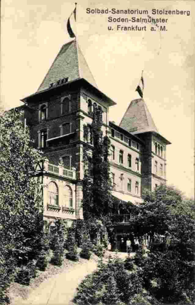 Bad Soden-Salmünster. Solbad Sanatorium Stolzenberg, 1915