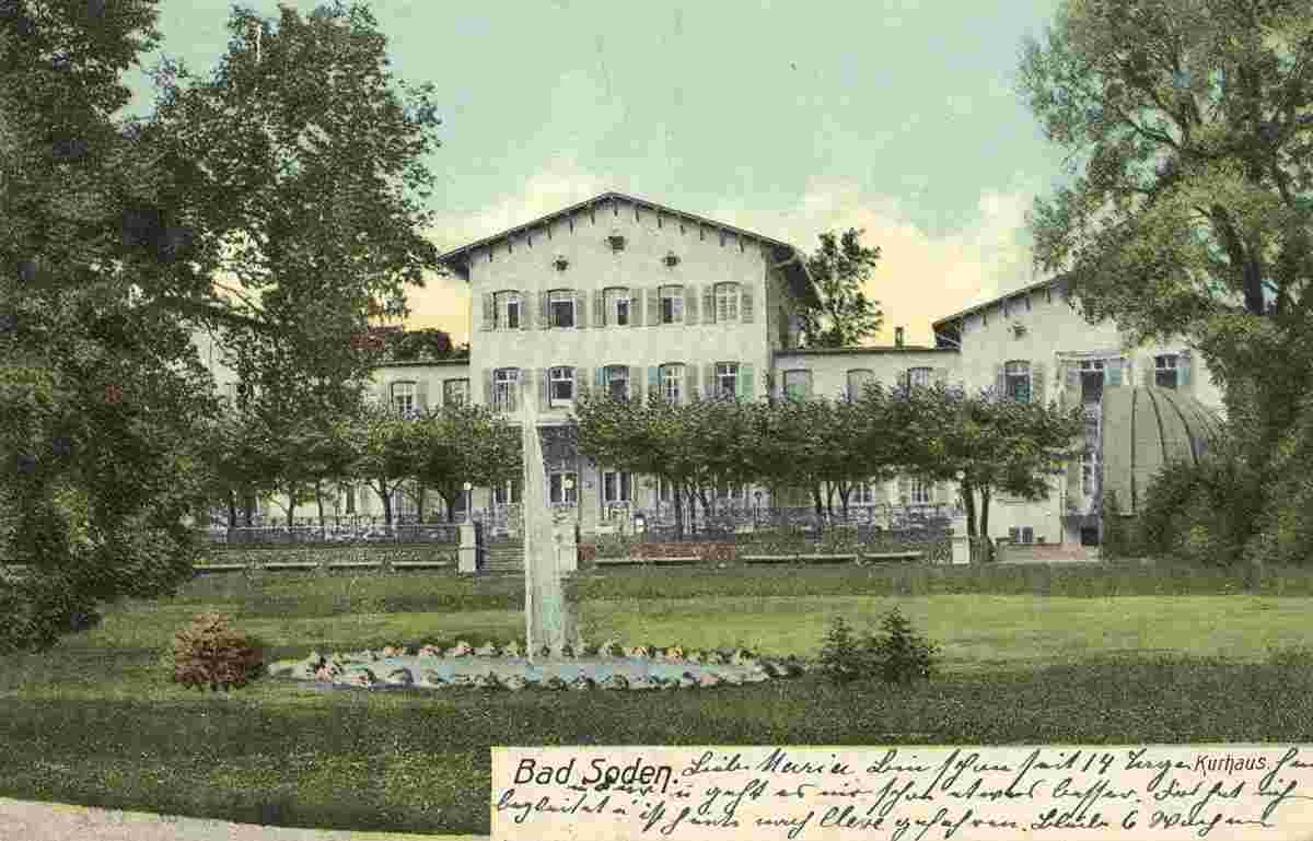Bad Soden am Taunus. Kurhaus, 1906