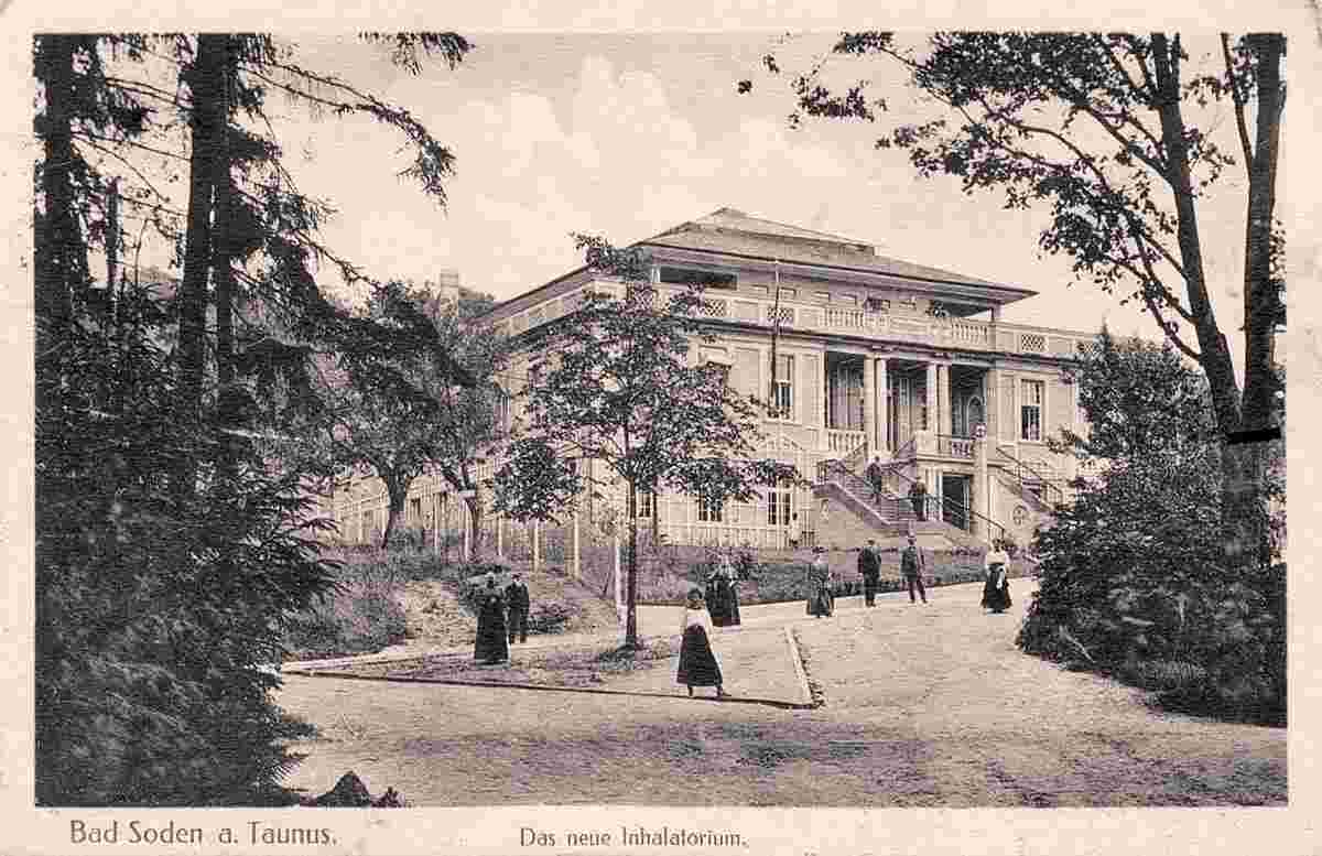 Bad Soden am Taunus. Neue Inhalatorium, 1915