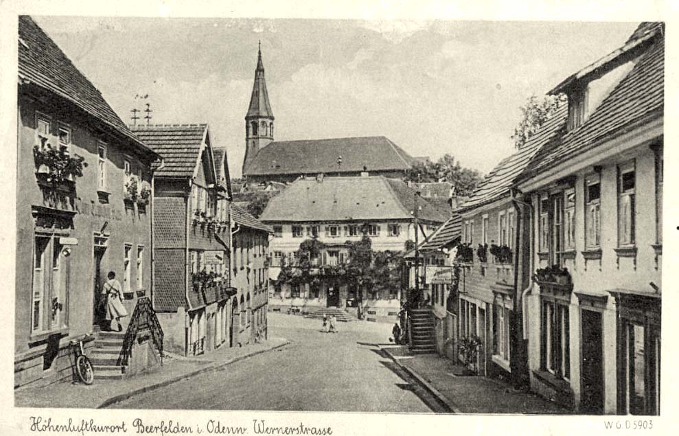 Beerfelden. Wernerstraße, 1949