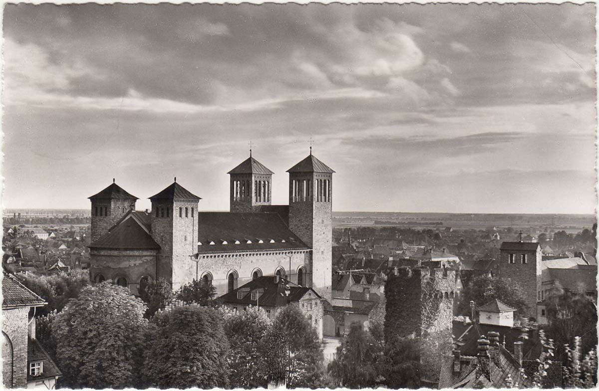 Bensheim. Katholische Pfarrkirche St Georg, 1956