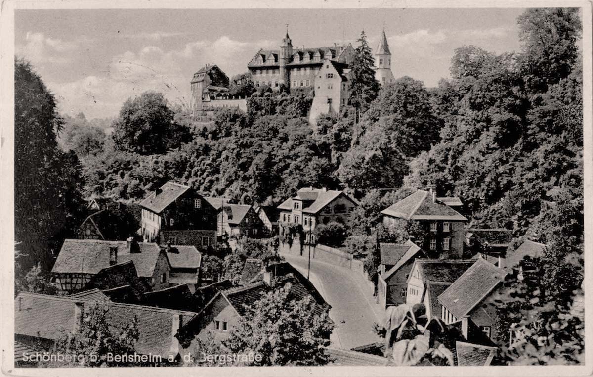 Bensheim. Schönberg, Schloss, 1937